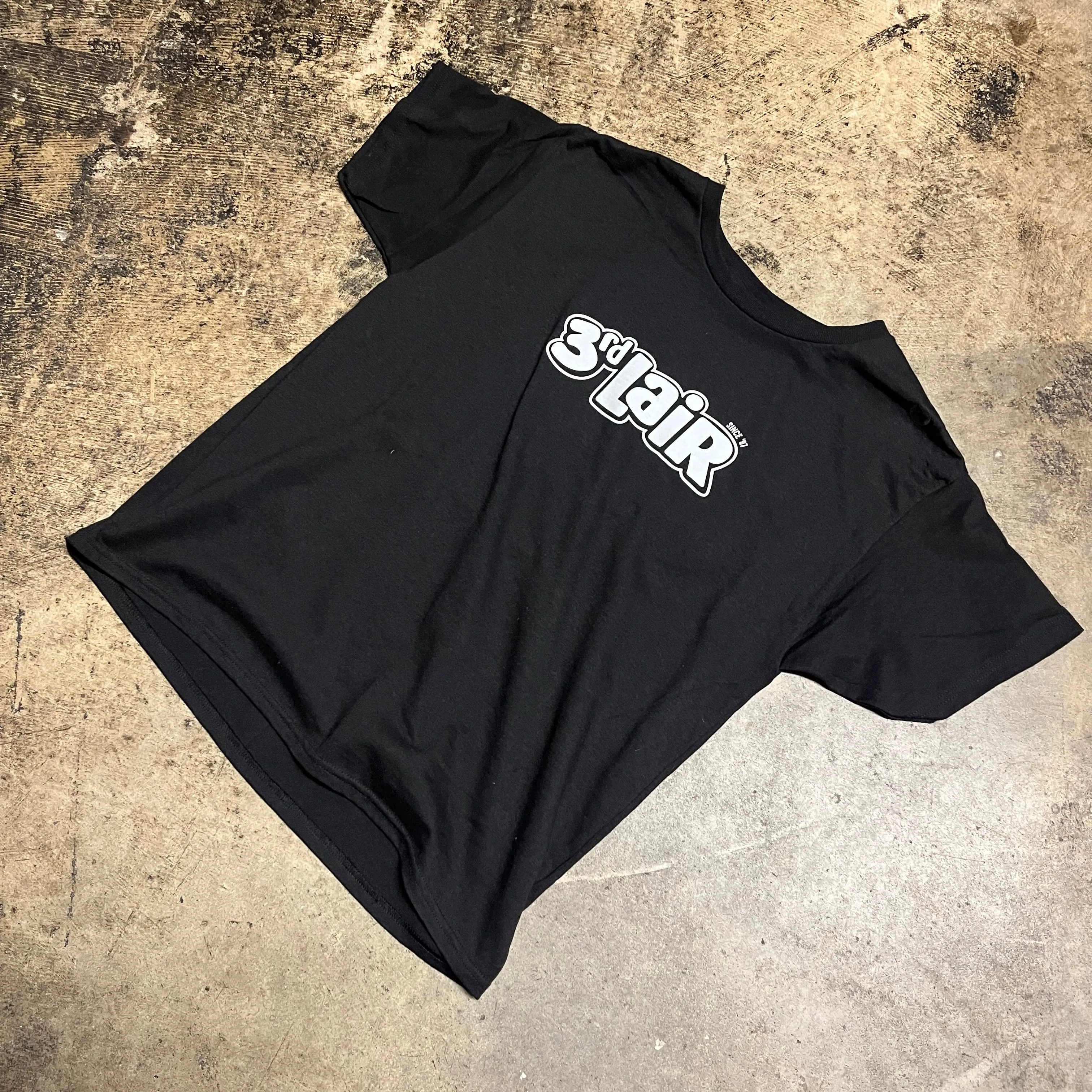 Black 3rd Lair Youth Bubble Logo T-Shirt