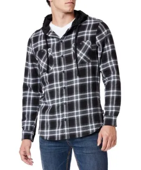 Charcoal Plaid Flannel Hoodies for Men – Must-have Collection from UNIONBAY