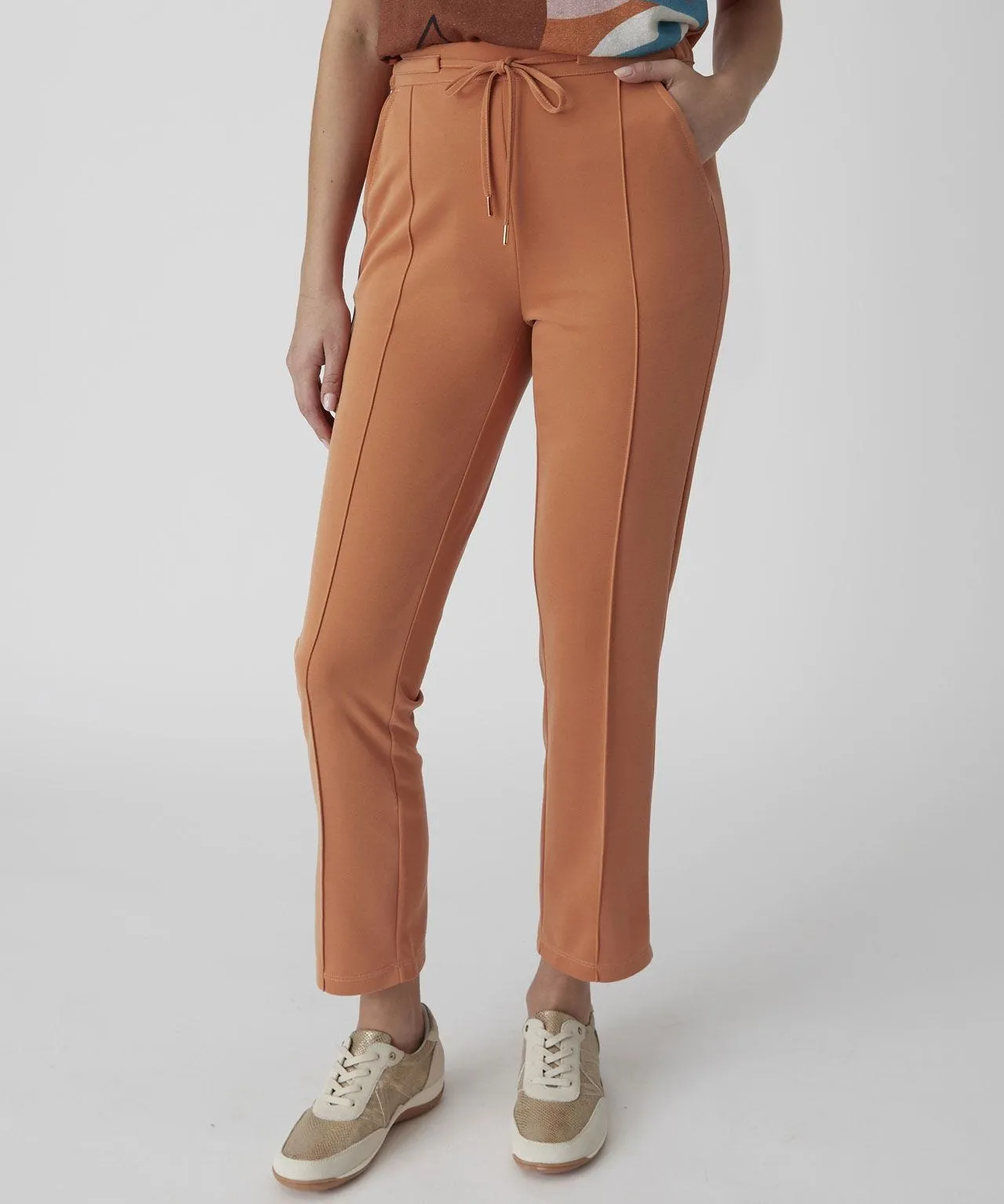 7/8 Tie-Waist Trousers