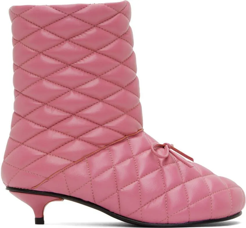 ABRA Pink Quilted Footwear