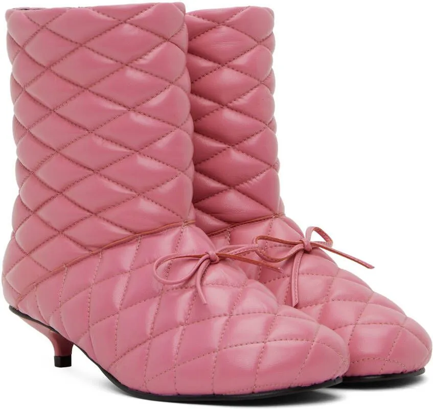 ABRA Pink Quilted Footwear