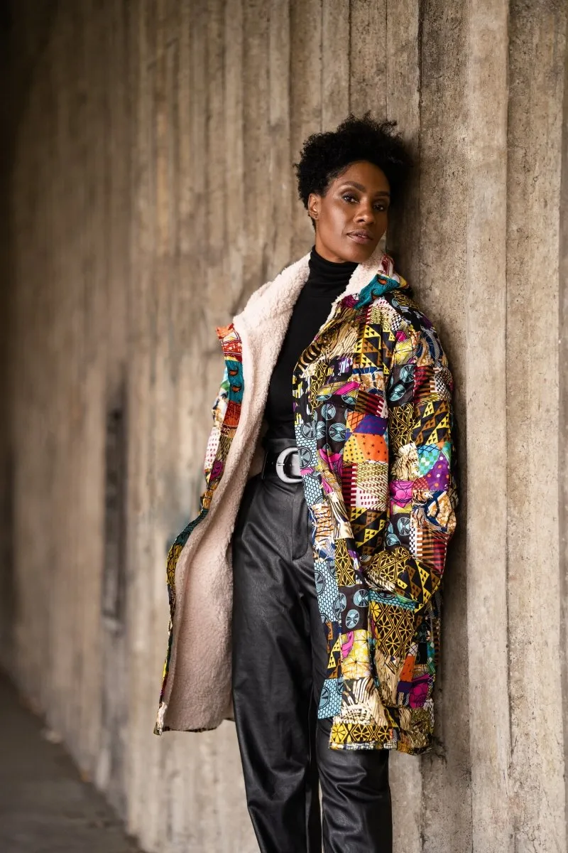 African Patchwork Parka - Stylish African Coat