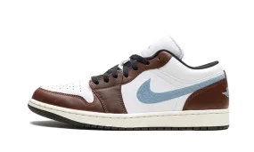 Air Jordan 1 Retro Low Brown Blue Grey -> Air Jordan 1 Low Brown Blue Grey