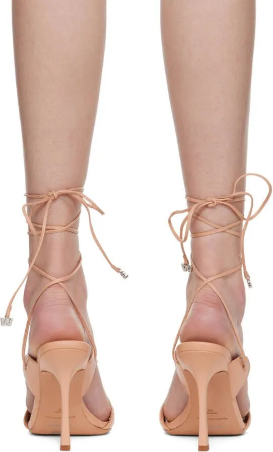 Alexander Wang Dahlia 105 Beige Heeled Sandals