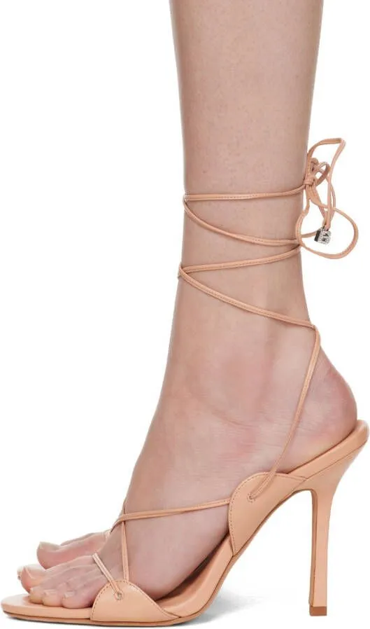 Alexander Wang Dahlia 105 Beige Heeled Sandals