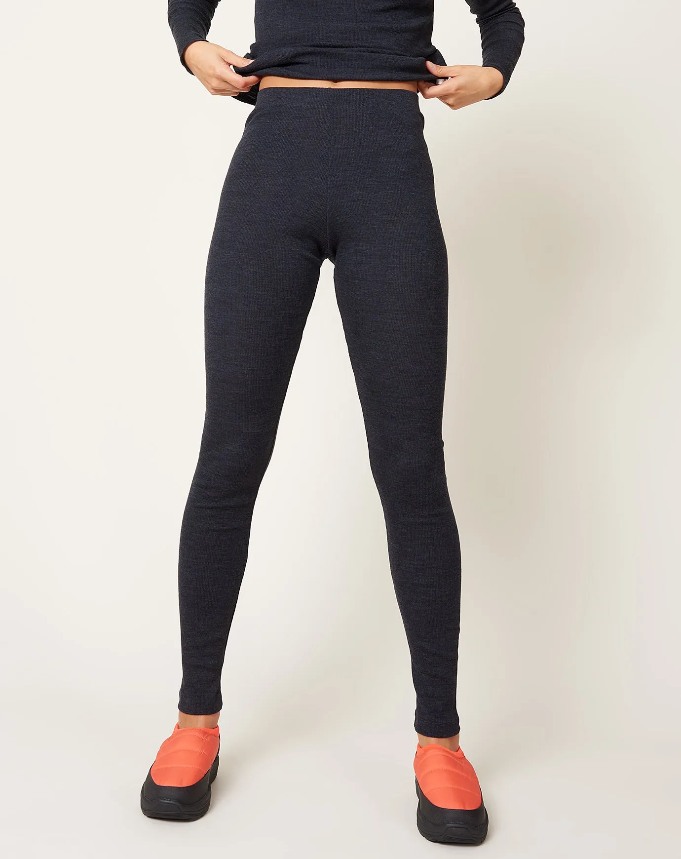 Dark Grey Melange Amy Leggings