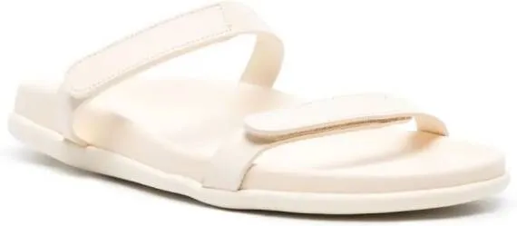 White Ancient Greek Sandals Idra Leather Slides