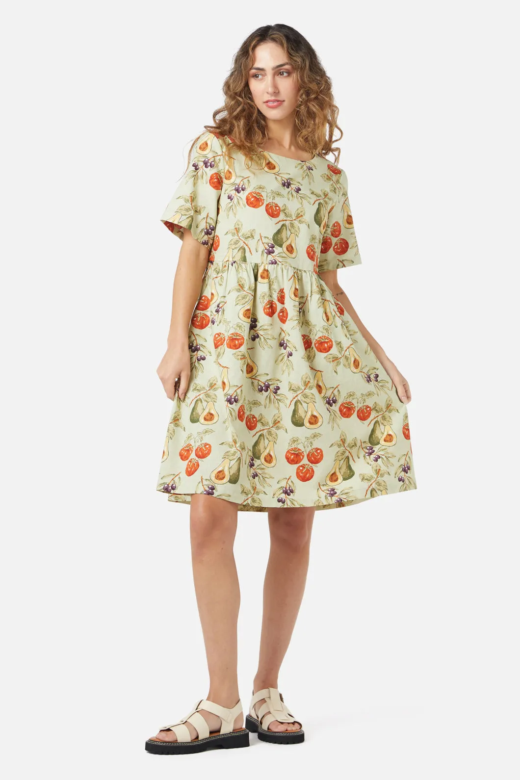 Autumn Harvest Cotton Dress