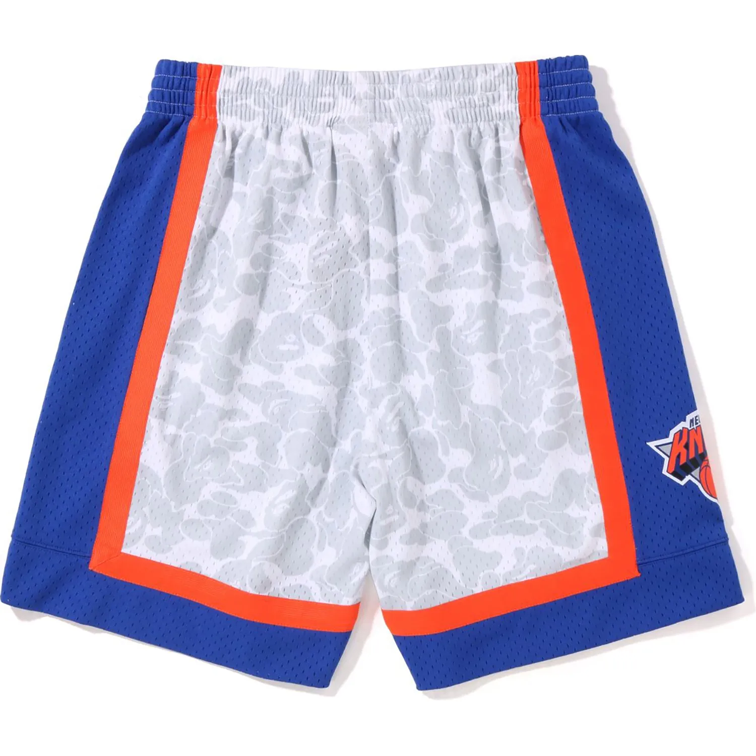 BAPE X MITCHELL & NESS NEW YORK KNICKS JERSEY MENS SHORTS