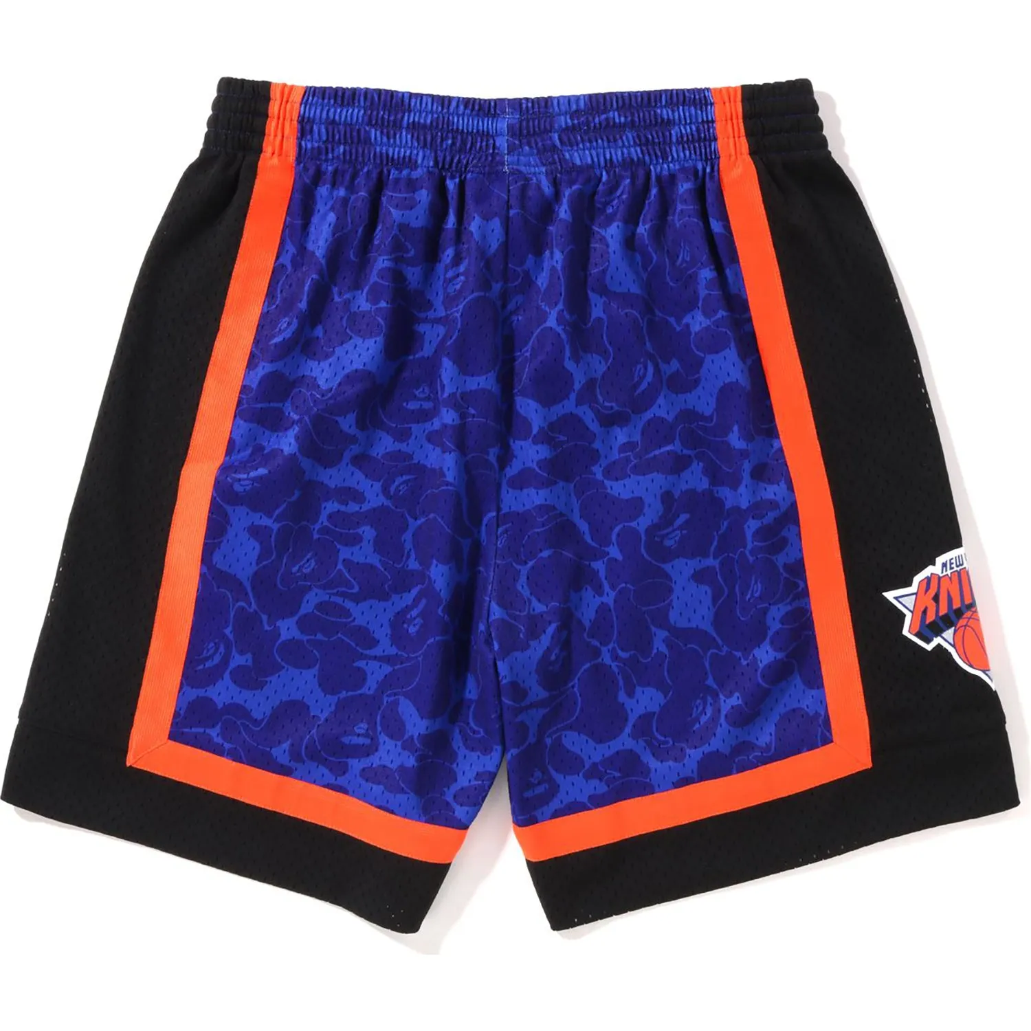 BAPE X MITCHELL & NESS NEW YORK KNICKS JERSEY MENS SHORTS