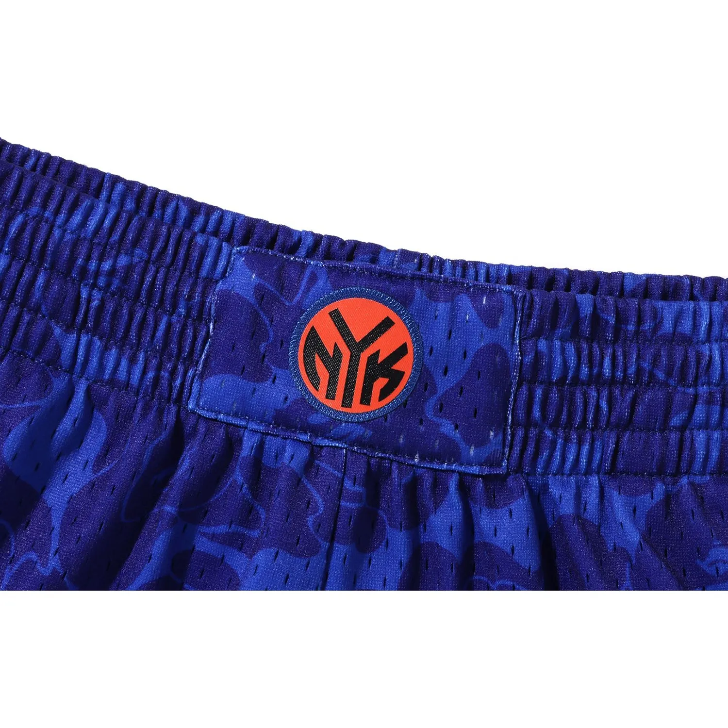 BAPE X MITCHELL & NESS NEW YORK KNICKS JERSEY MENS SHORTS