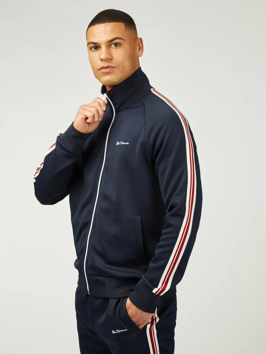 Dark Navy Ben Sherman House Tape Track Jacket