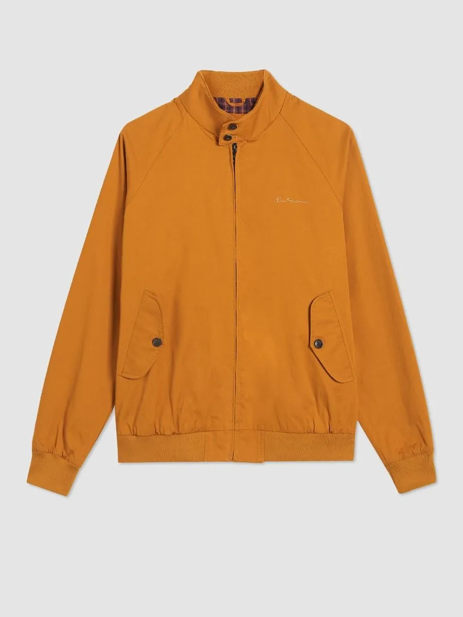 Mustard Ben Sherman Casual Harrington Jacket