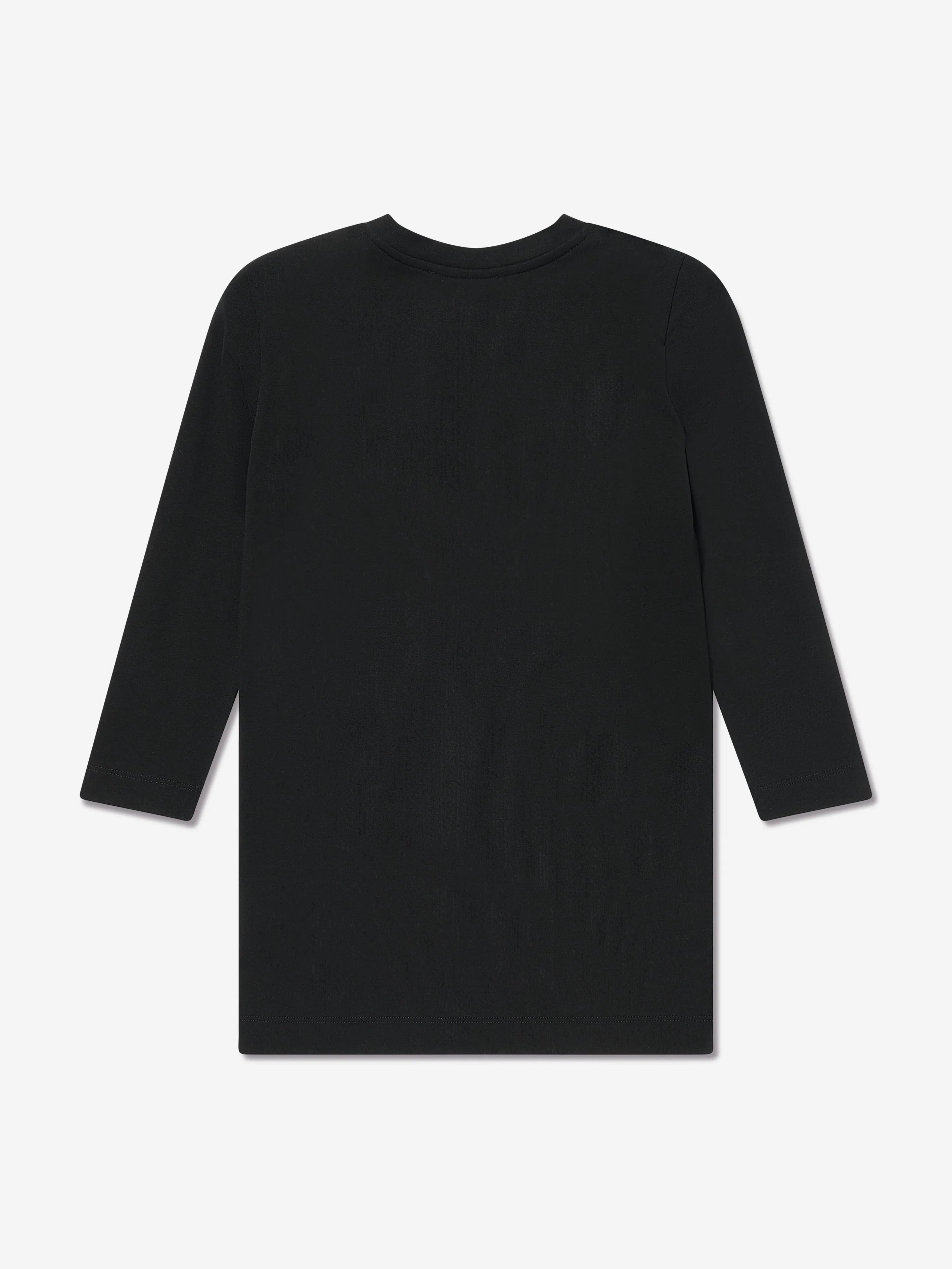 Black Balmain Girls Logo Dress