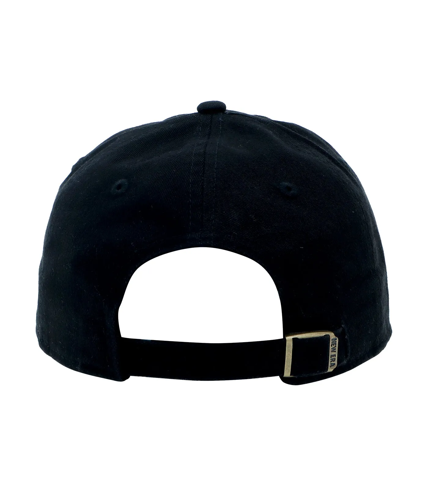 Black Classic Casual Cap with Embroidery