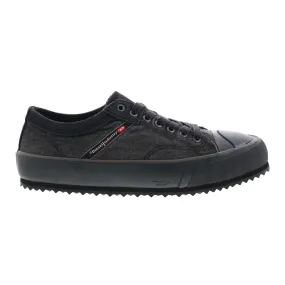 Black Diesel S-Principia Low Canvas Lace Up Lifestyle Sneakers