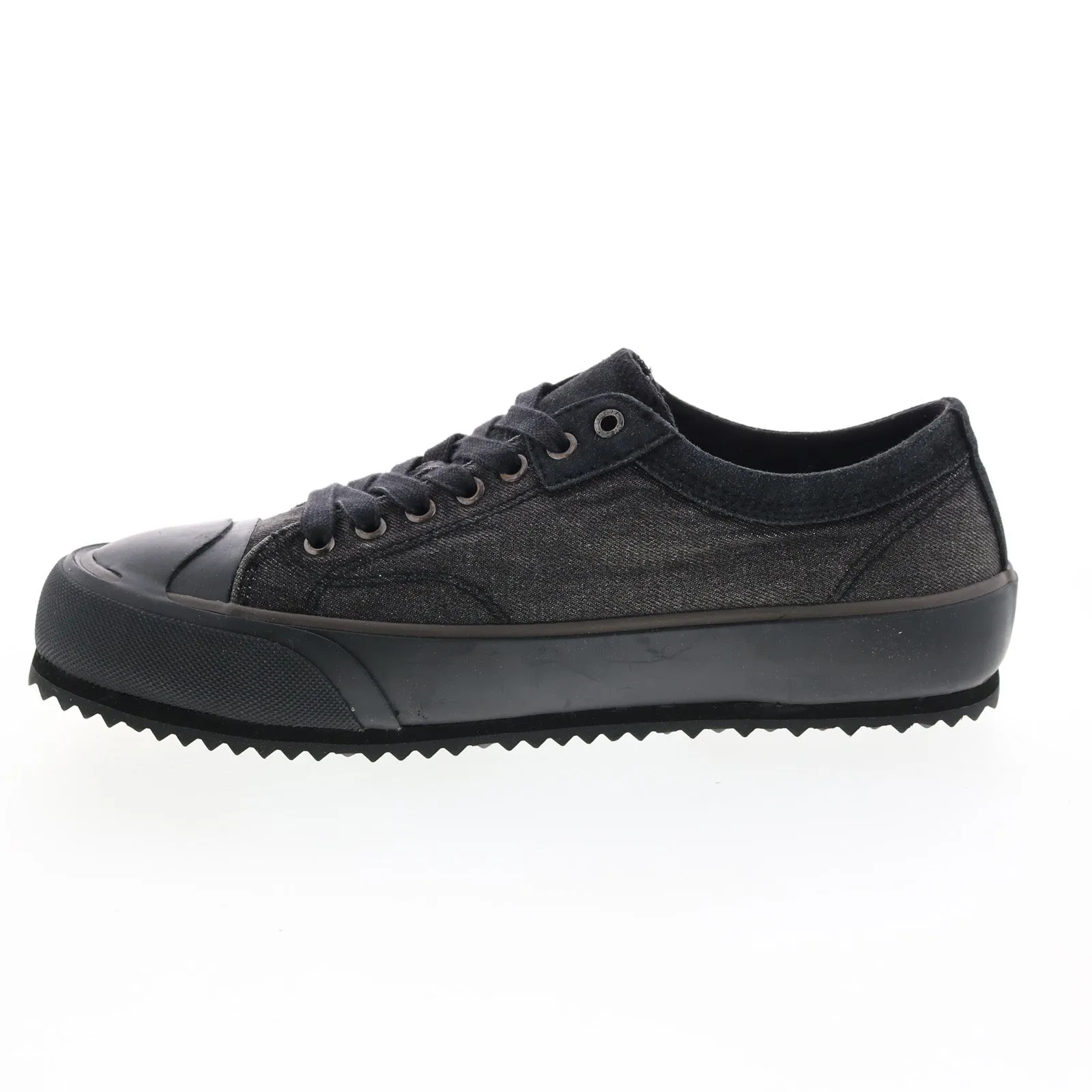 Black Diesel S-Principia Low Canvas Lace Up Lifestyle Sneakers