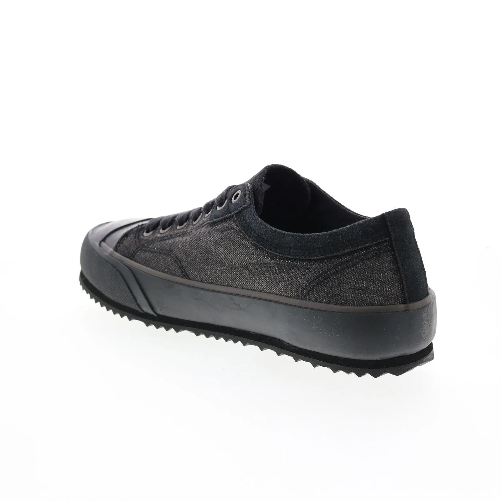 Black Diesel S-Principia Low Canvas Lace Up Lifestyle Sneakers