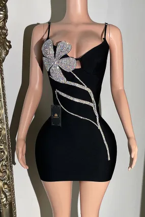 Black Dress with Lollipop Print by Pop Art Fashion Brand.