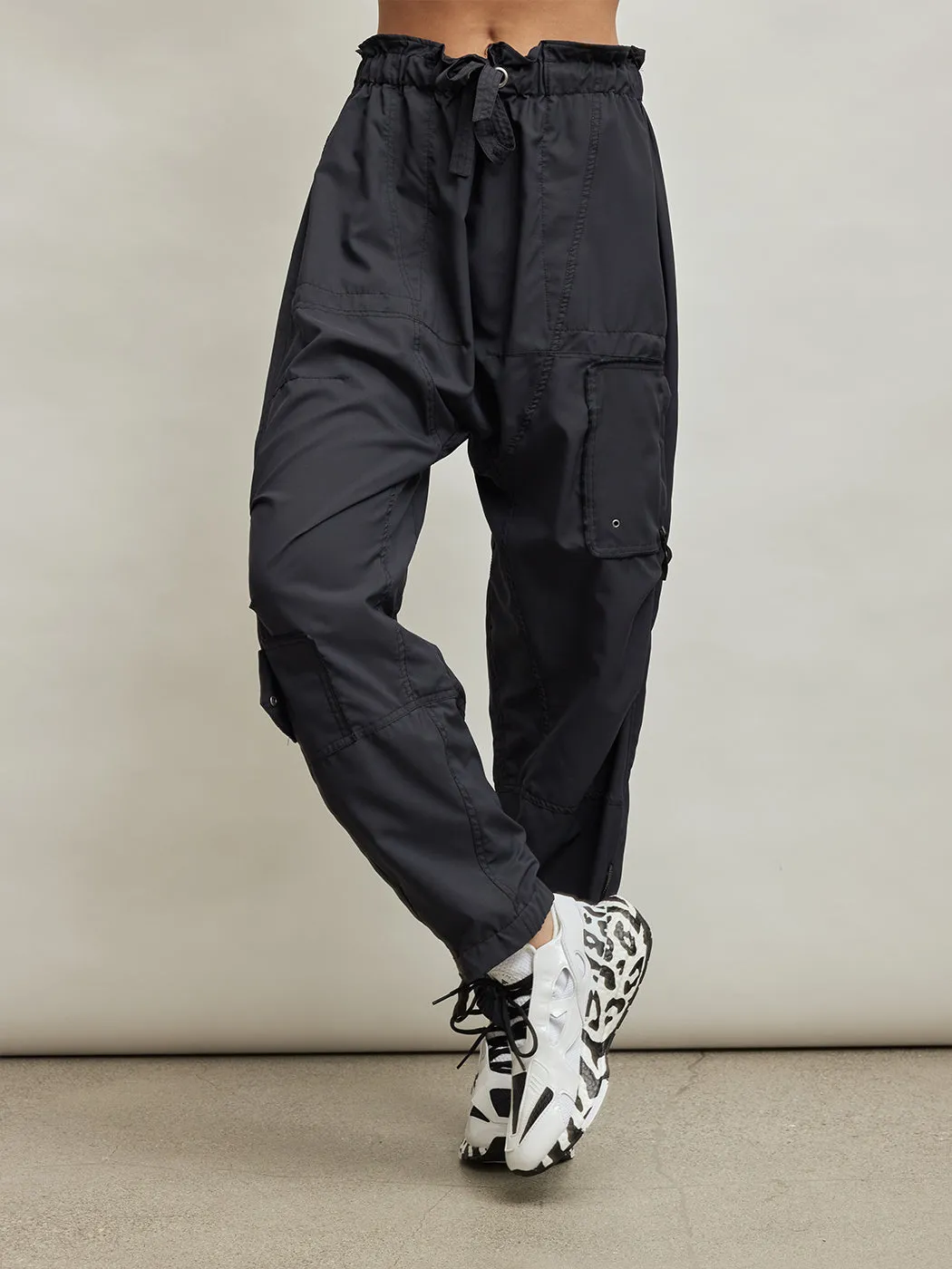 Black Spring Trek Pants