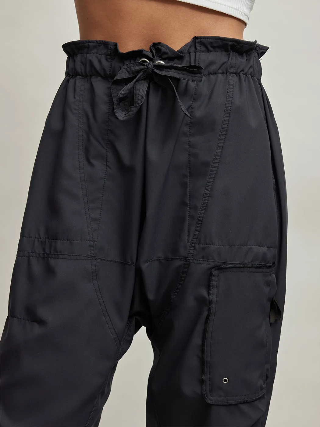 Black Spring Trek Pants