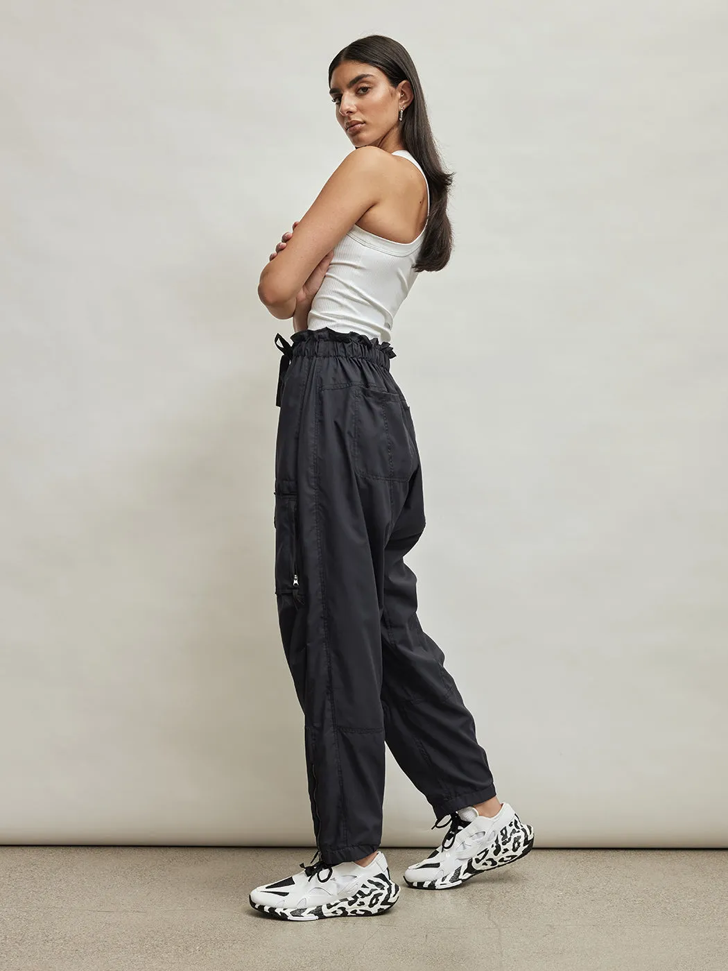 Black Spring Trek Pants