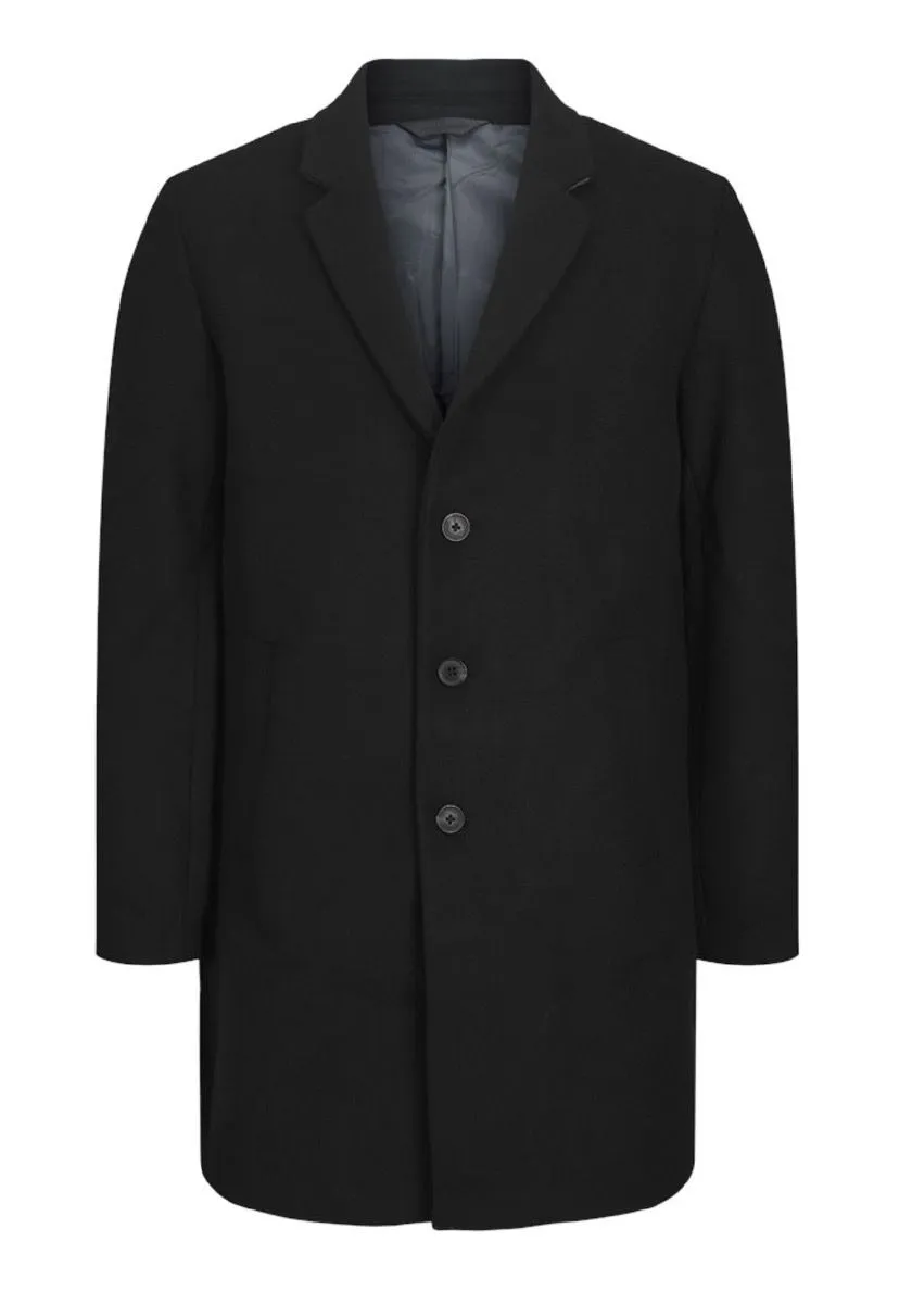 Black Wool Coat Jacket