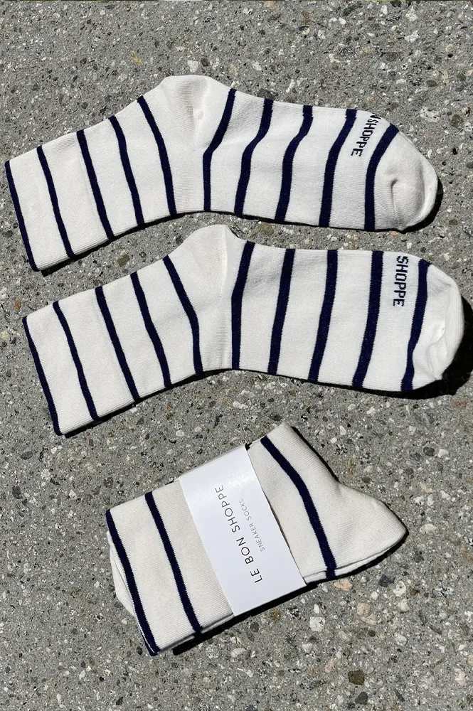 Bon Shoppe Breton Stripe Socks