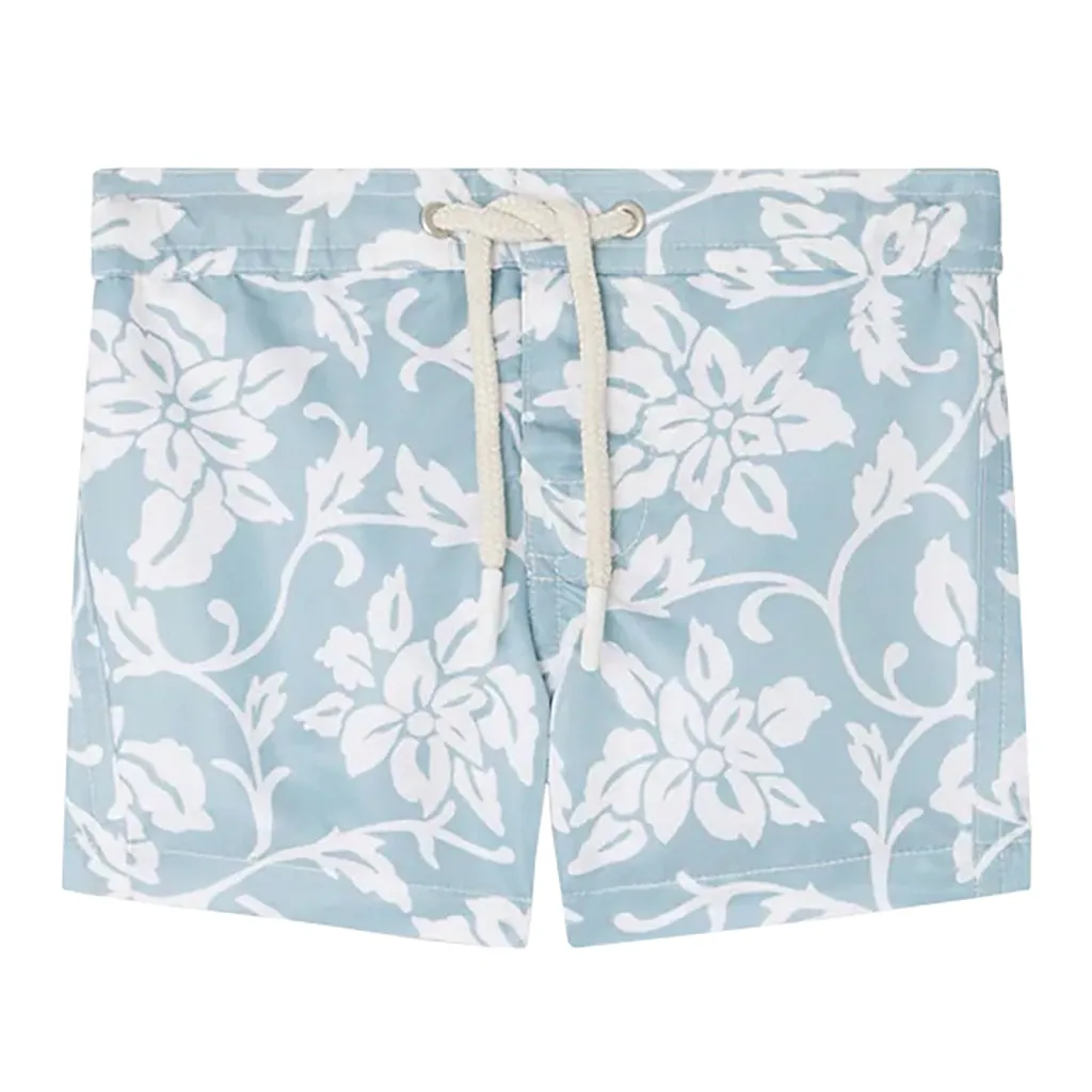 Bonpoint Baby Green Floral Print Niagara Swim Shorts