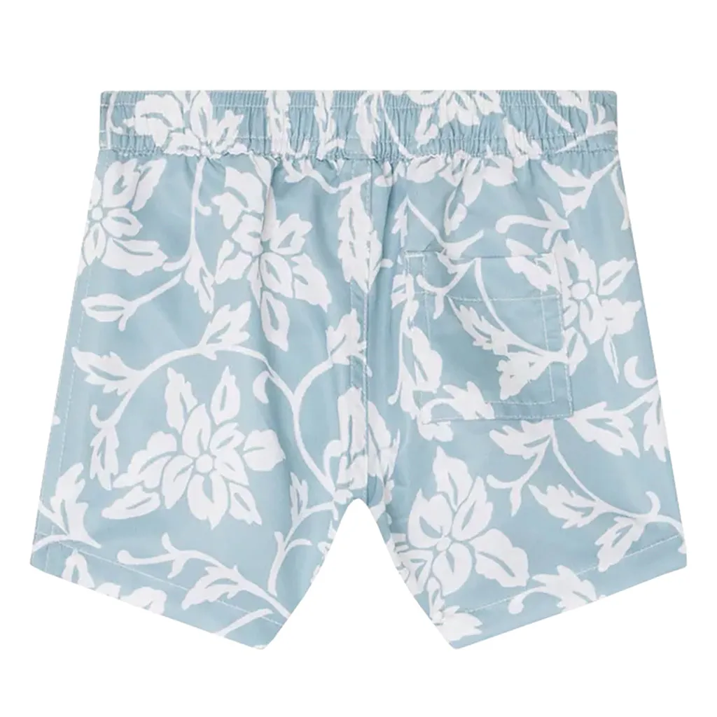 Bonpoint Baby Green Floral Print Niagara Swim Shorts