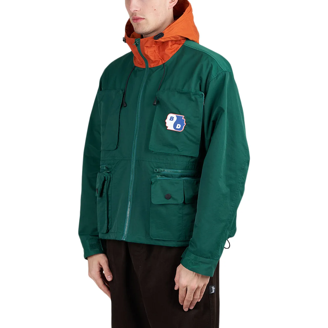 Brain Dead Green Orange Cropped Hunting Jacket