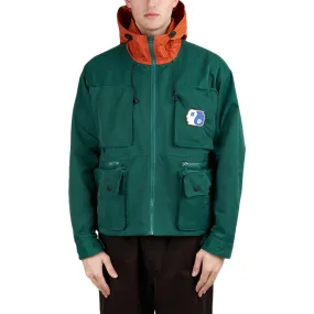 Brain Dead Green Orange Cropped Hunting Jacket