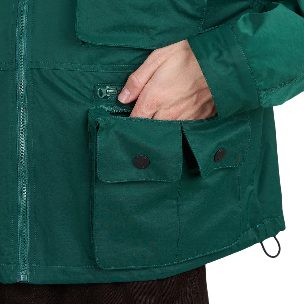 Brain Dead Green Orange Cropped Hunting Jacket