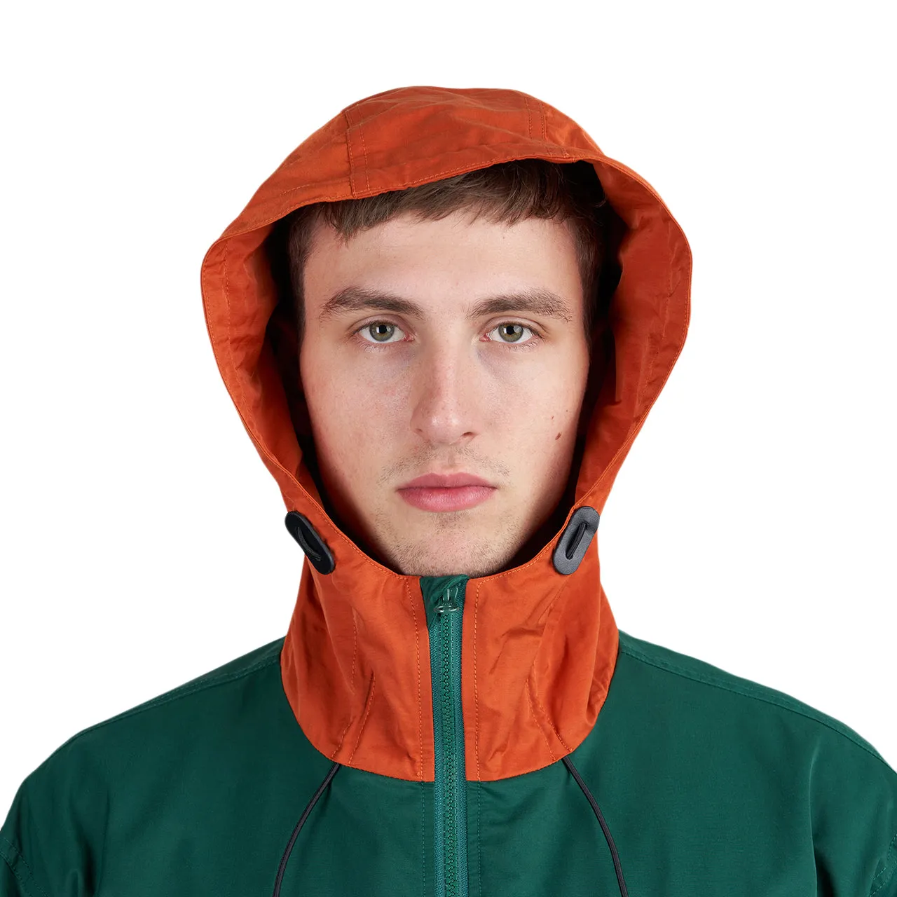 Brain Dead Green Orange Cropped Hunting Jacket