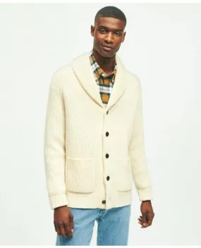 Brooks Brothers Men's Merino Donegal Cardigan - Google SEO friendly.