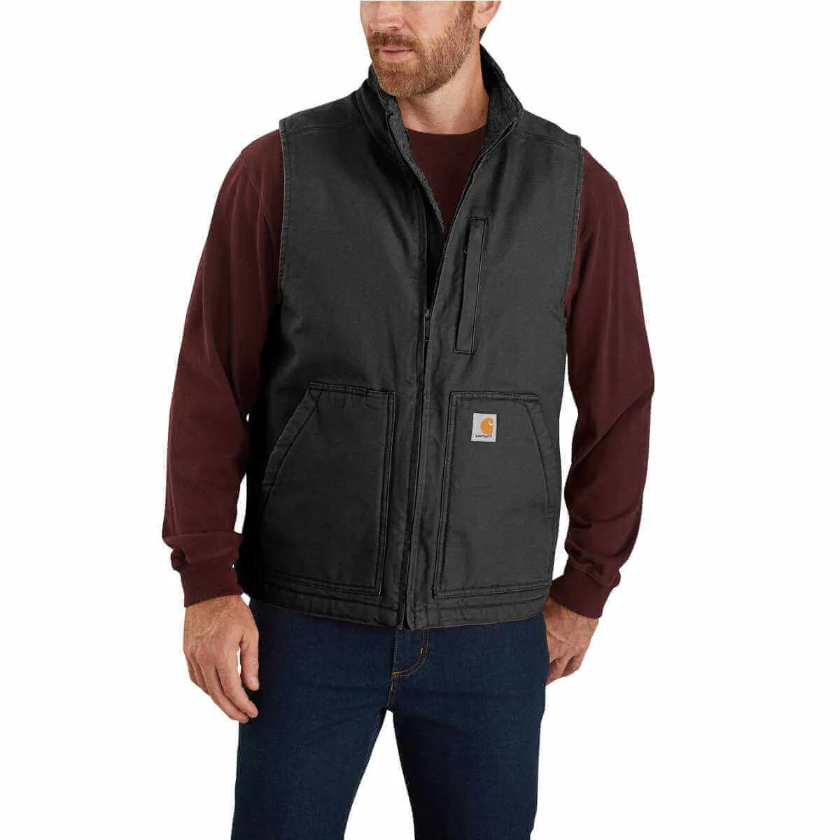 Carhartt Men's Sherpa-Lined Mockneck Vest - 104277