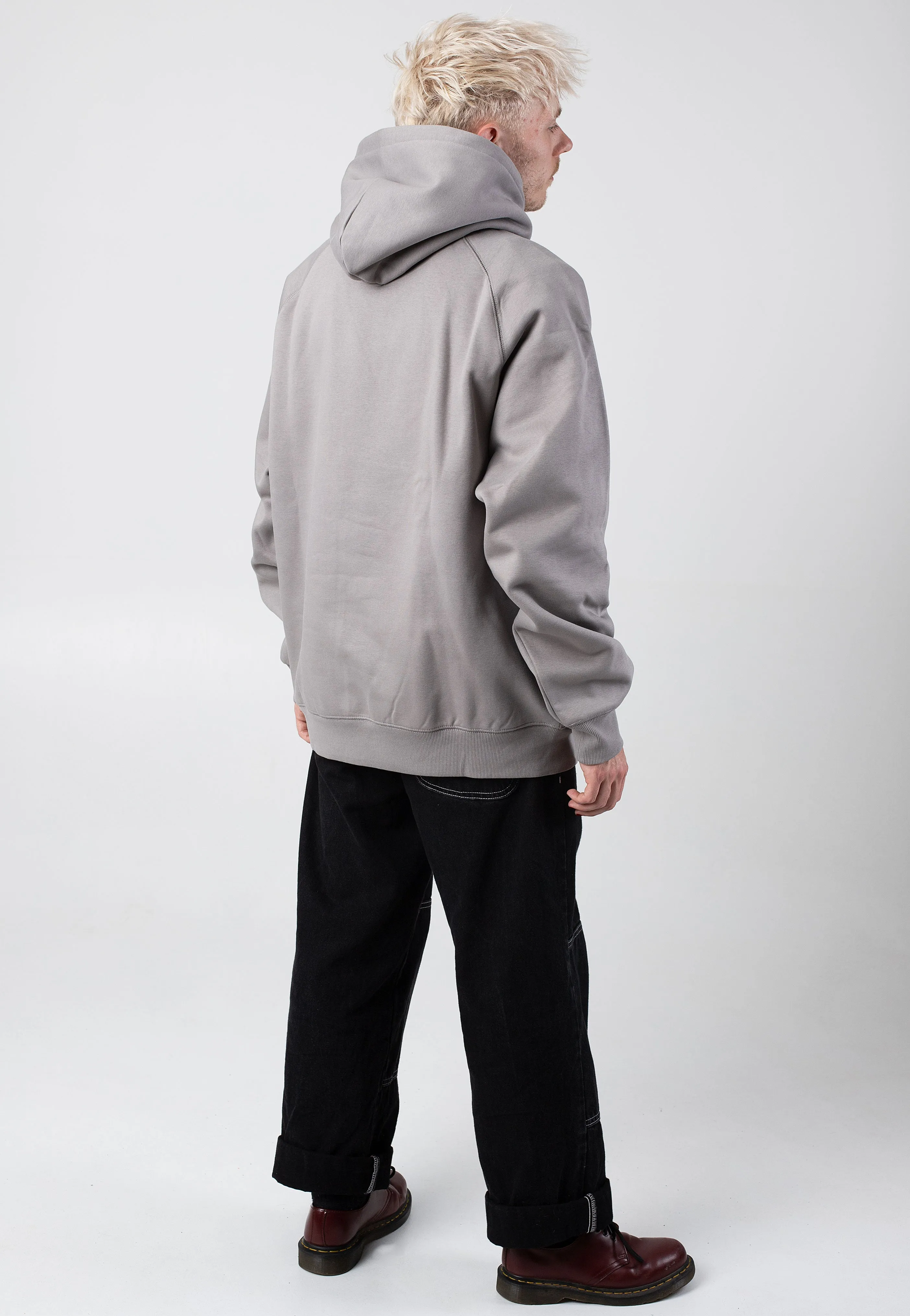 Carhartt WIP Hooded Yute Misty Grey Hoodie - Shop Now