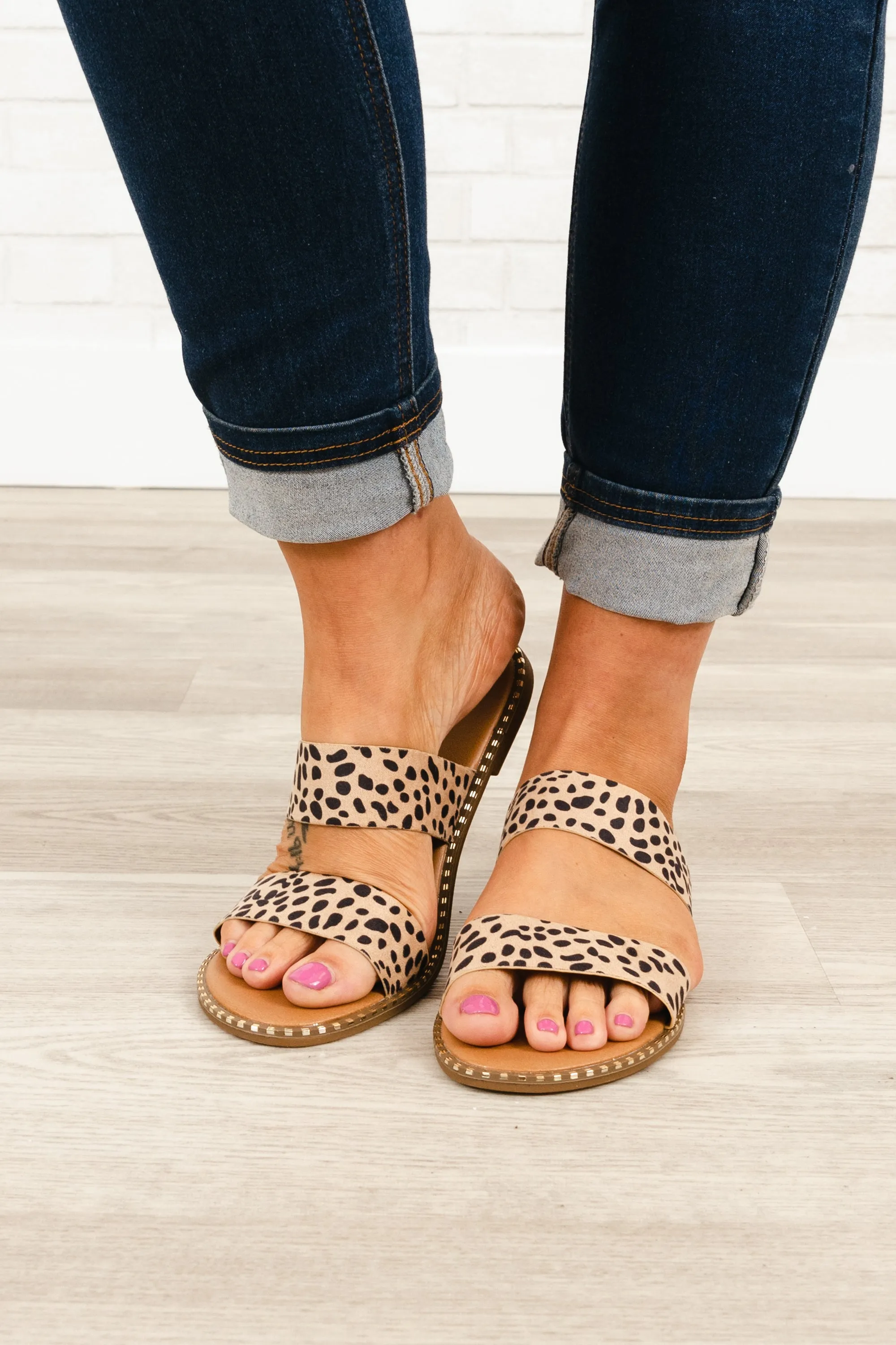 Cheetah Print Summer Sandals