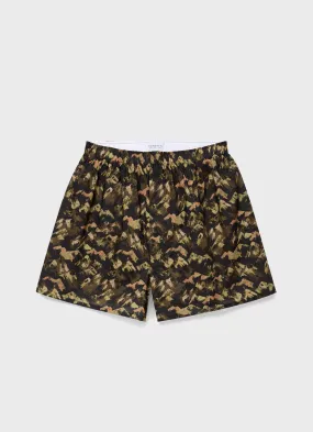 Classic Men's Boxer Shorts in Liberty Green Mount Olympus Fabric - Shop Now