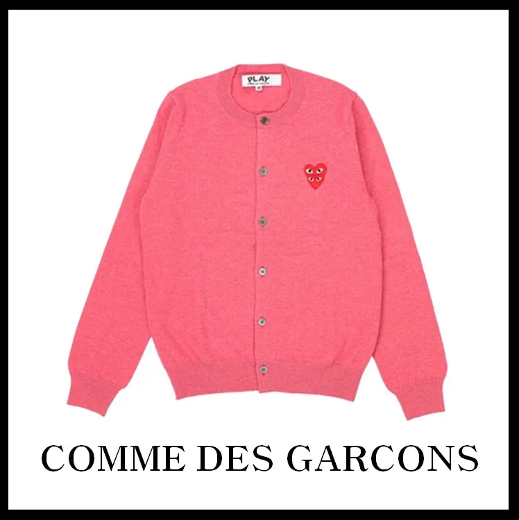 Street Style Cotton Logo Cardigans by COMME des GARCONS