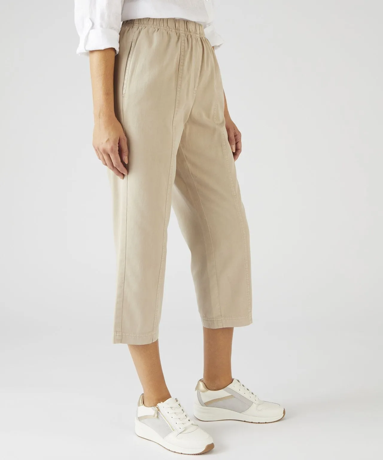 Cotton Crop Pants