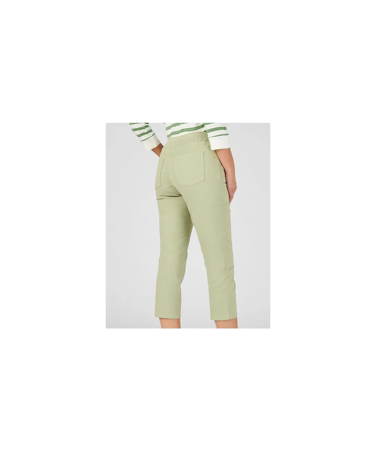 Cotton Rich Pullon Crop Pants