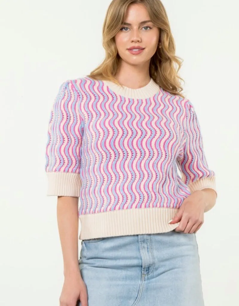 Cozy Knit Sweater Blouse - Shop Now