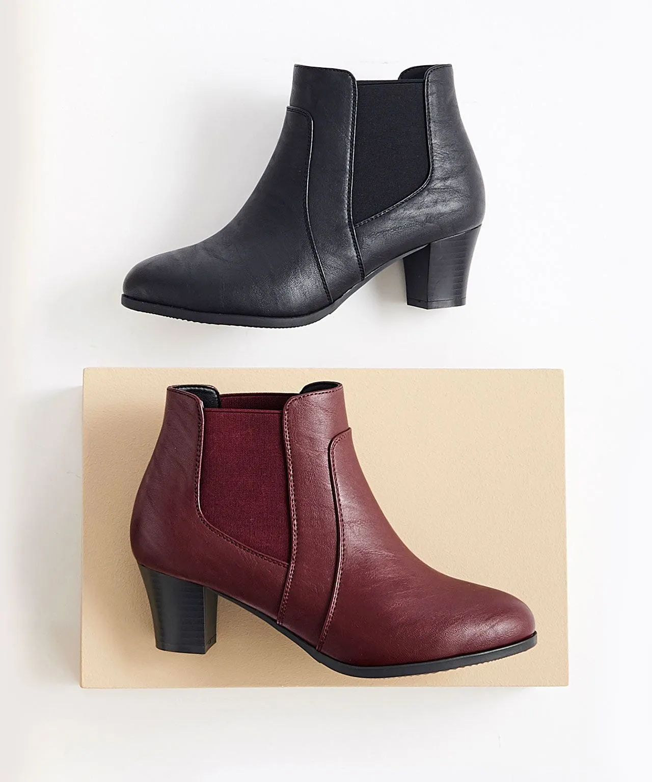 Heeled Ankle Boots Cushion-walk