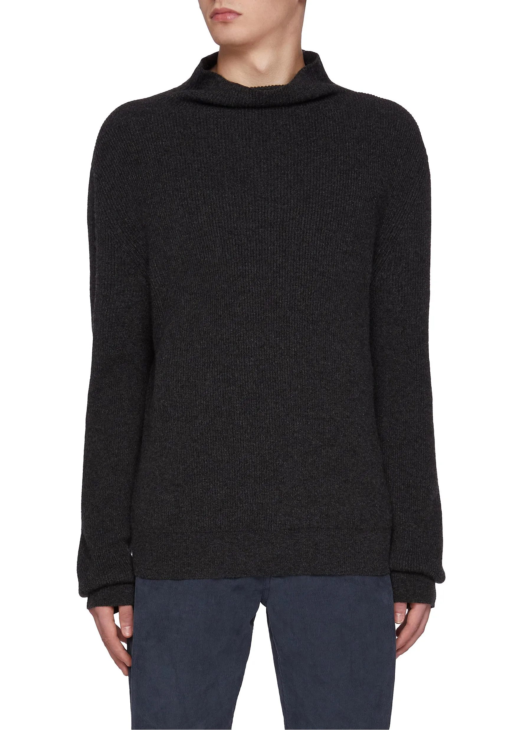 Daniel Mock Neck Cashmere Sweater from THE ROW