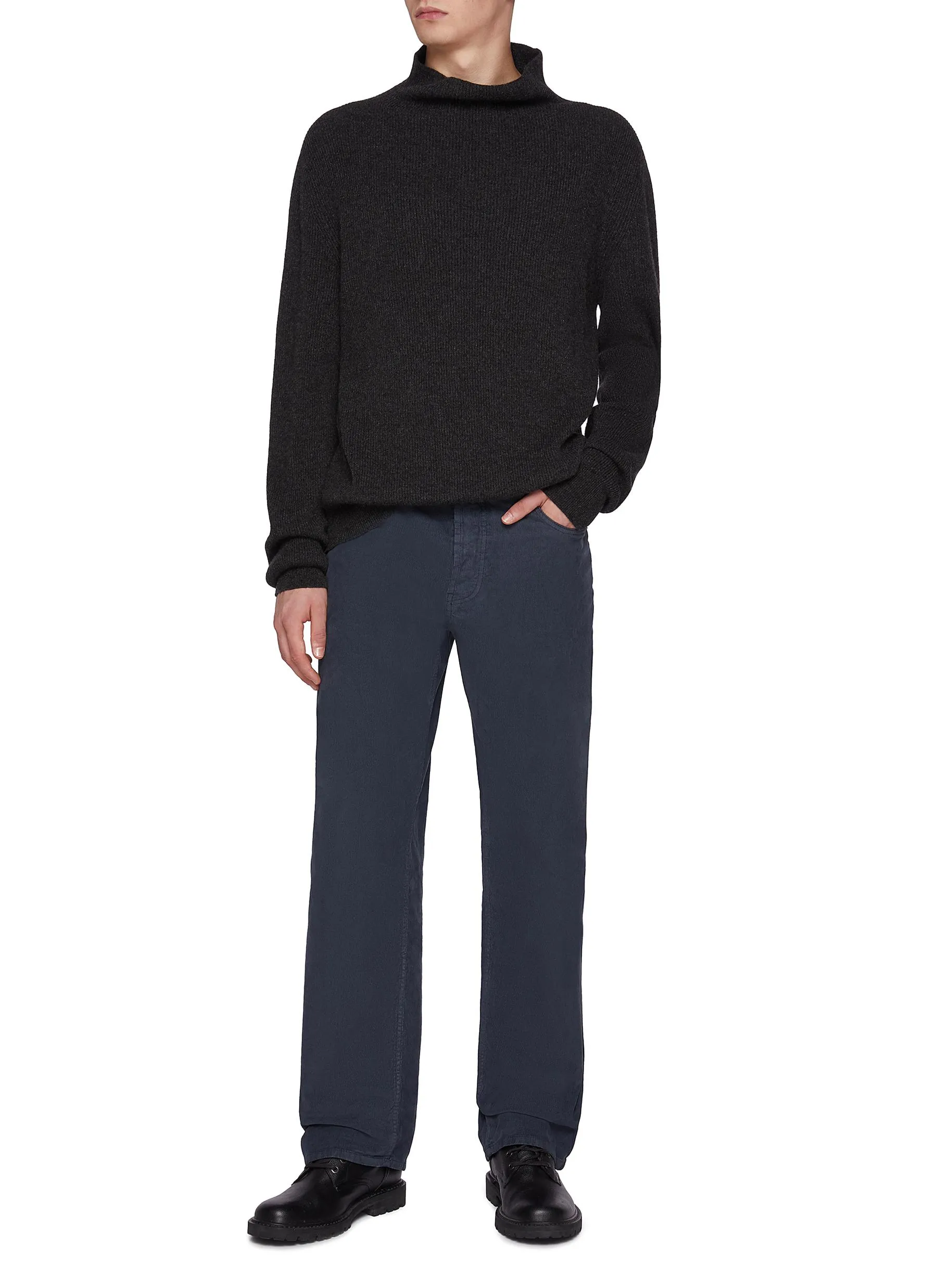 Daniel Mock Neck Cashmere Sweater from THE ROW