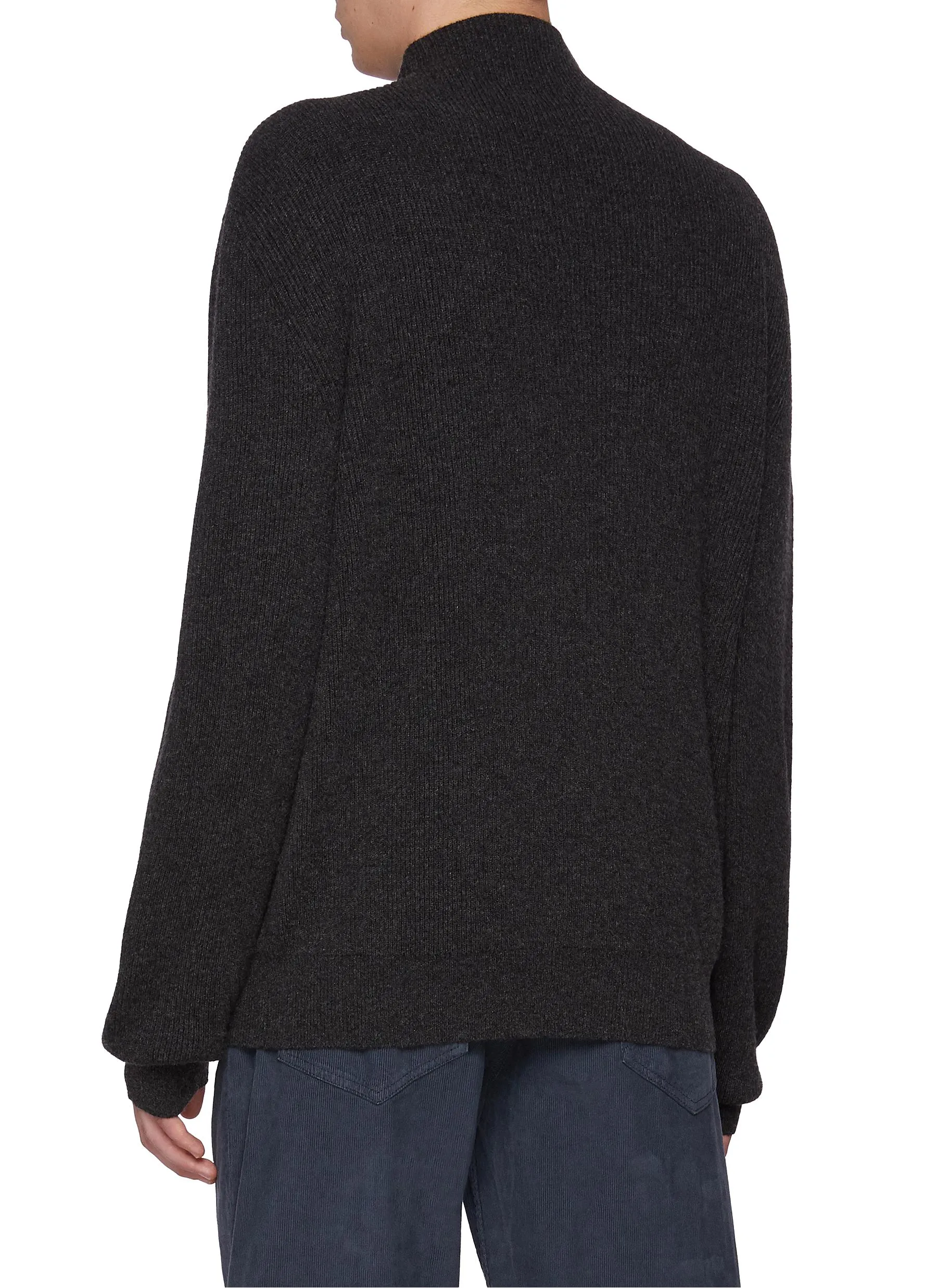 Daniel Mock Neck Cashmere Sweater from THE ROW