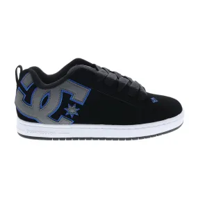 DC Court Graffik Skate Inspired Sneakers - Black - Men's Shoes