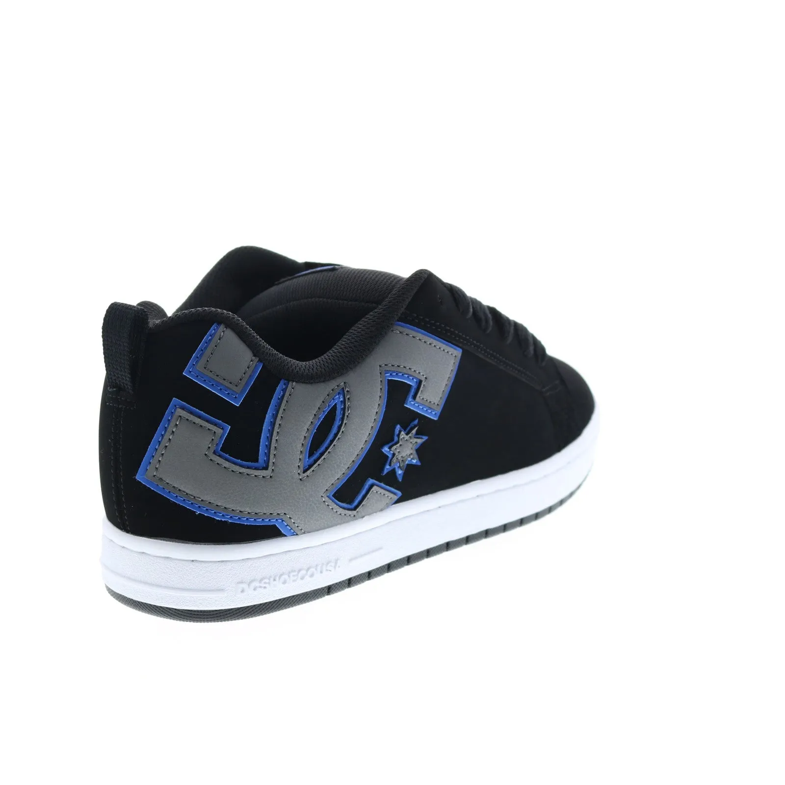 DC Court Graffik Skate Inspired Sneakers - Black - Men's Shoes