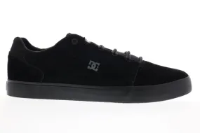 DC Hyde Evan ADYS300584 Men's Black Suede Lace-Up Skate Sneakers - Shop Now